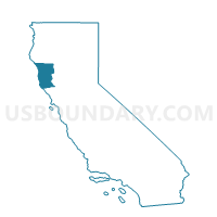 Mendocino County in California